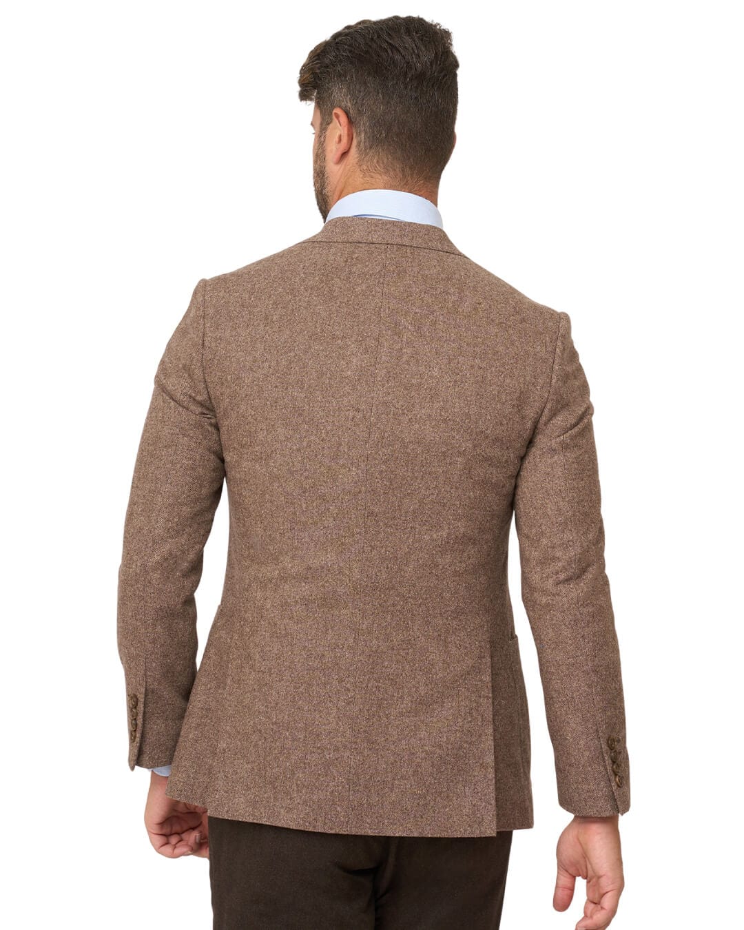Gagliardi Jackets Gagliardi Beige Donegal Wool Blend Jacket