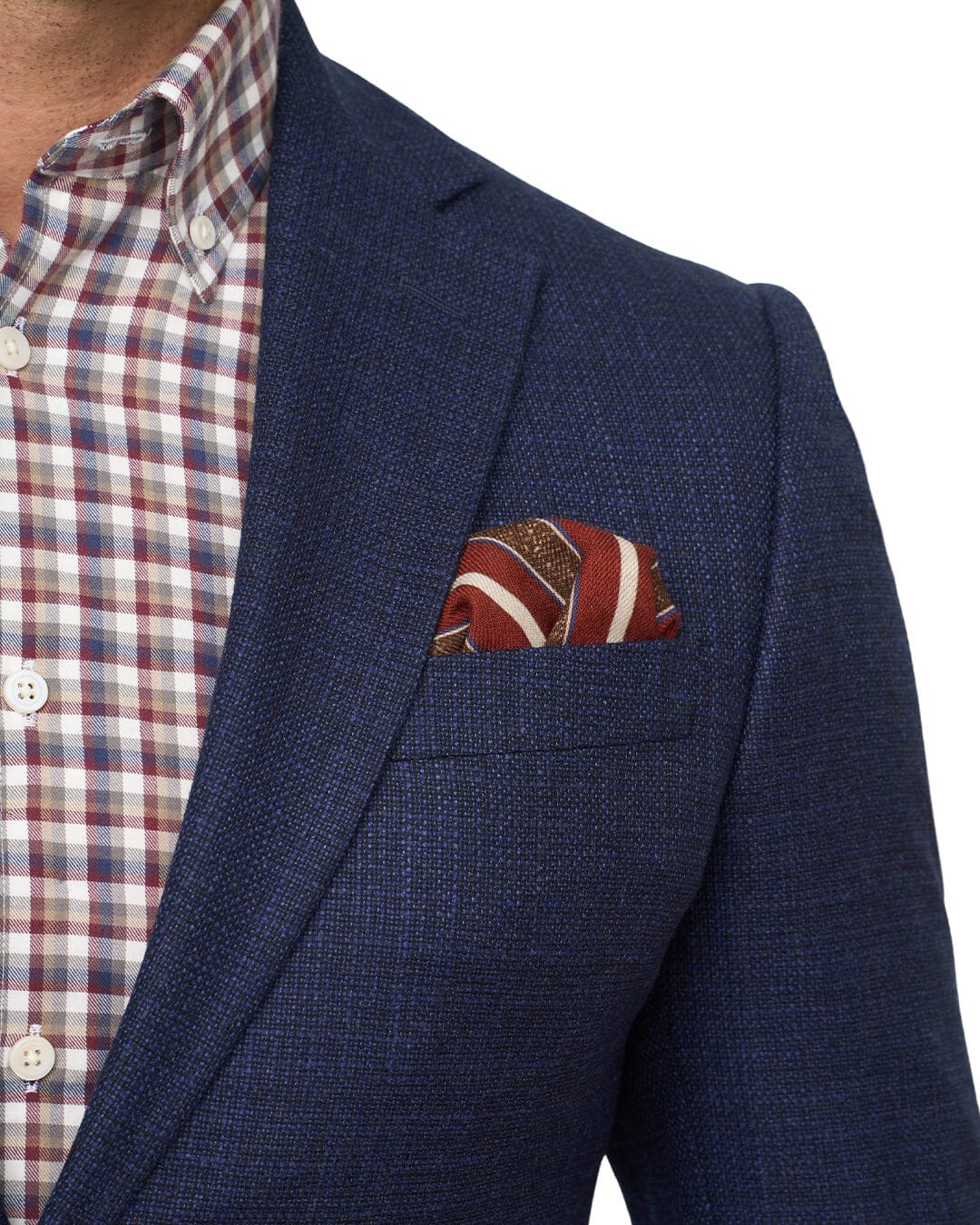 Gagliardi Jackets Gagliardi Blue Basketweave Reda Jacket