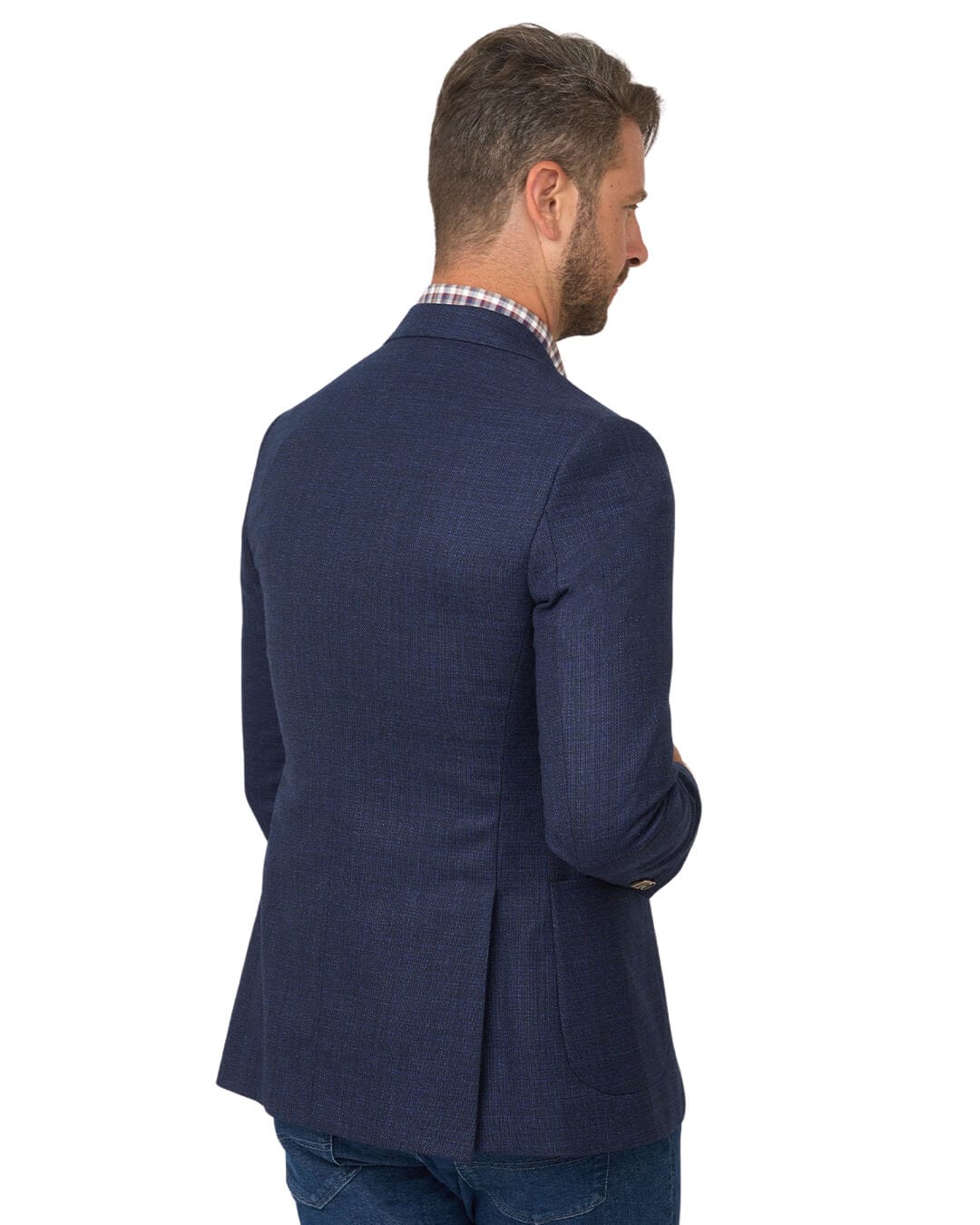 Gagliardi Jackets Gagliardi Blue Basketweave Reda Jacket