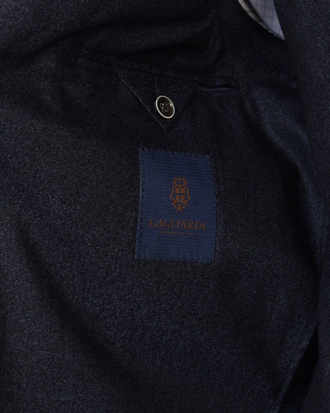 Gagliardi Jackets Gagliardi Blue Vitale Barberis Canonico Mouline Flannel Jacket