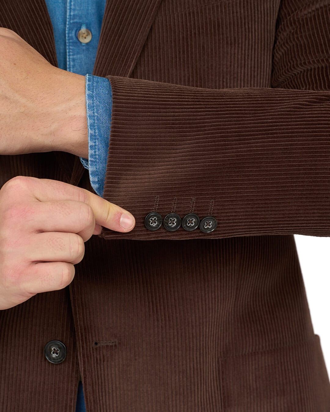 Gagliardi Jackets Gagliardi Brown Corduroy Jacket