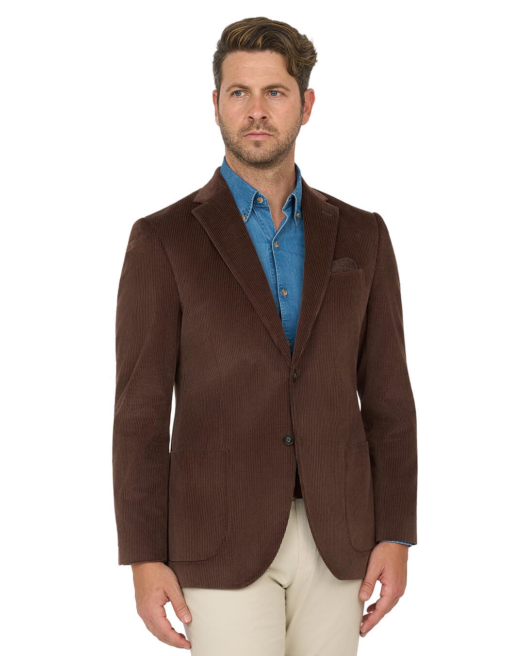Gagliardi Jackets Gagliardi Brown Corduroy Jacket