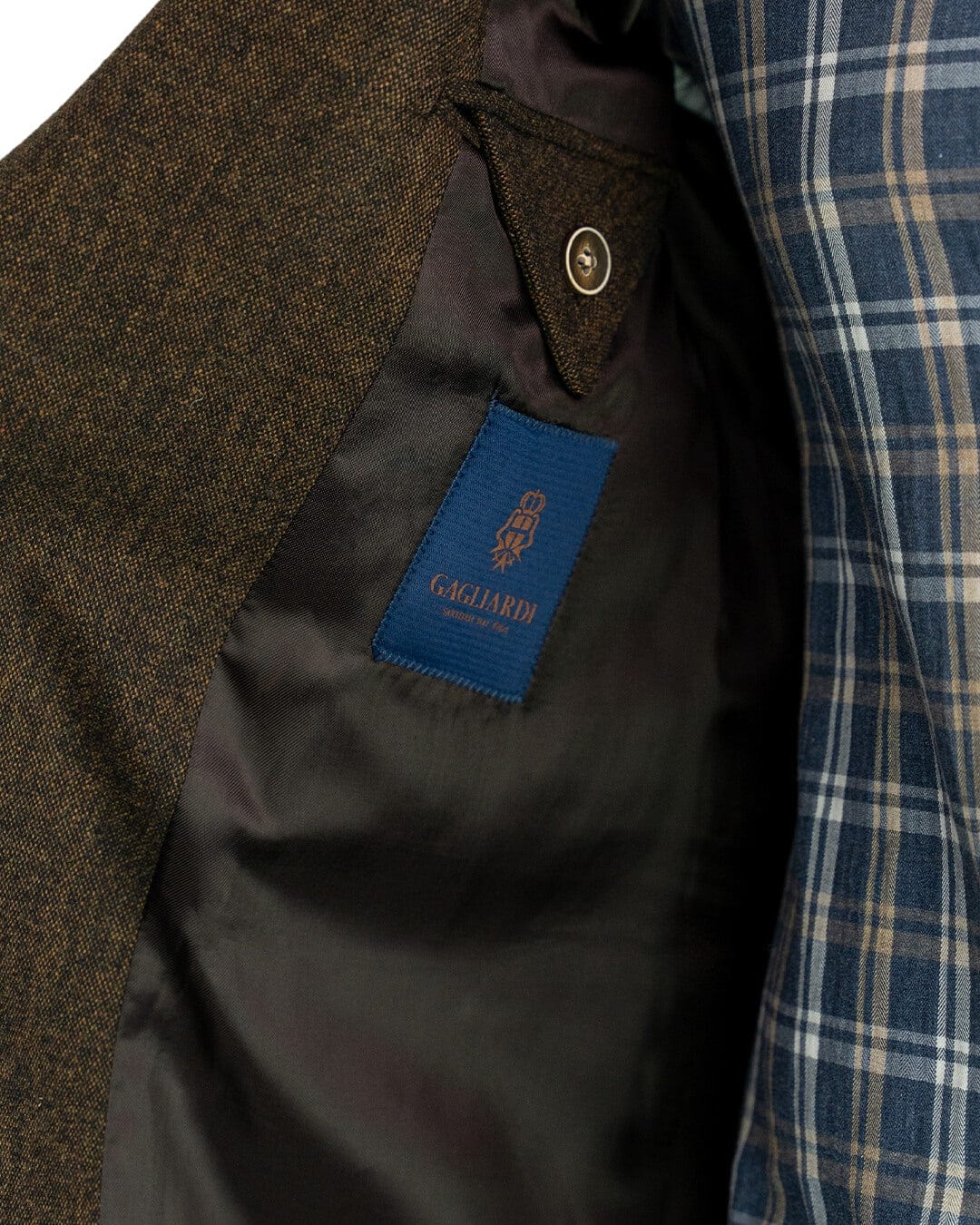 Gagliardi Jackets Gagliardi Brown Donegal Jacket