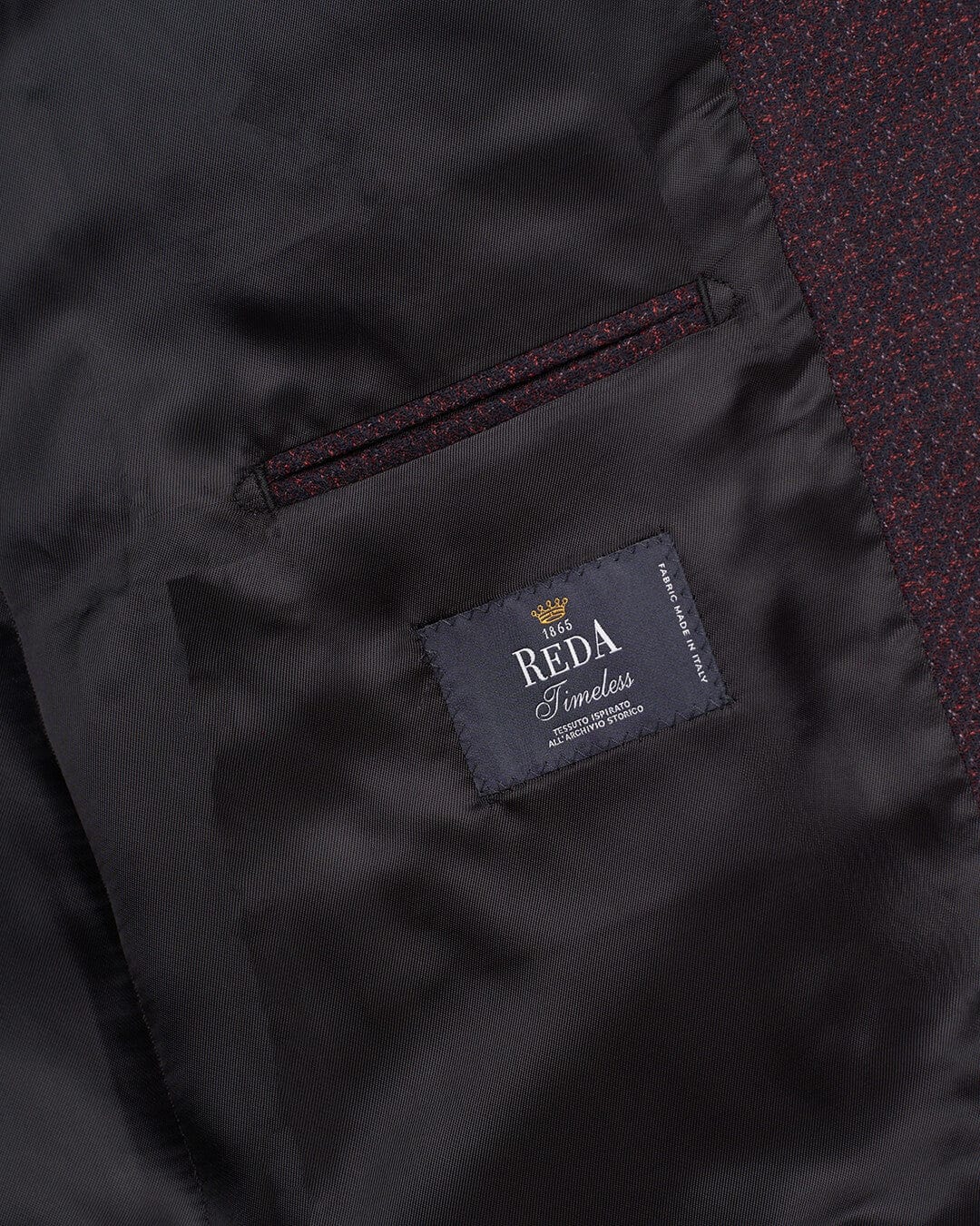 Gagliardi Jackets Gagliardi Burgundy Mouline Reda Jacket