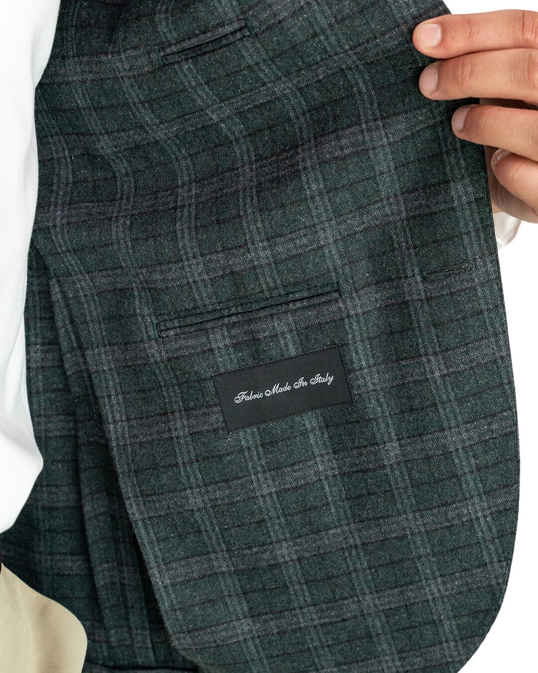 Gagliardi Jackets Gagliardi Green Italian Flannel Check Jacket