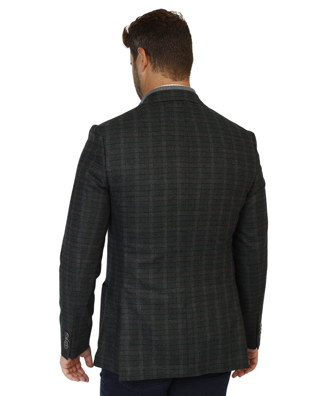 Gagliardi Jackets Gagliardi Green Italian Flannel Check Jacket