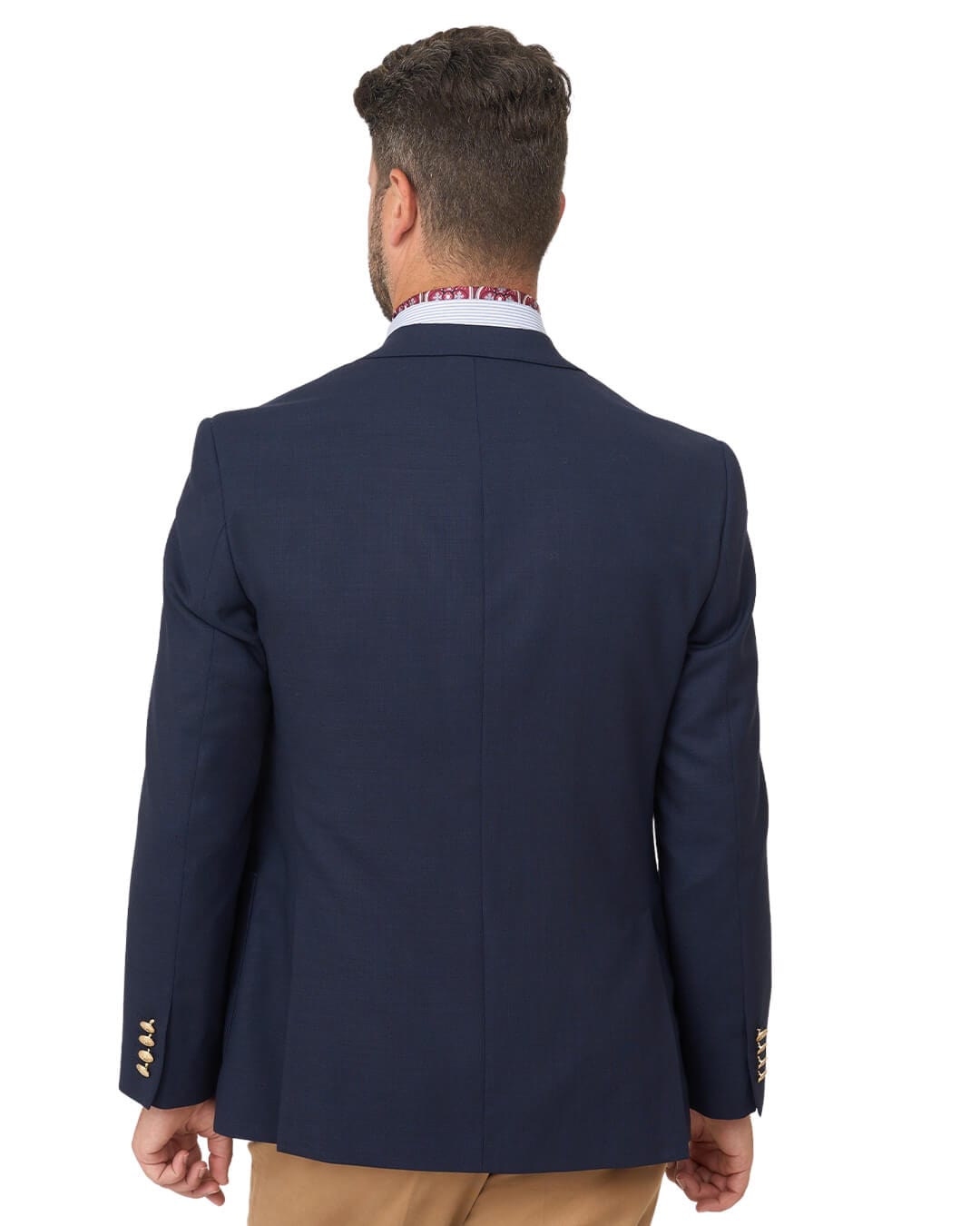 Gagliardi Jackets Gagliardi Navy Natural Stretch Super 110s Blazer