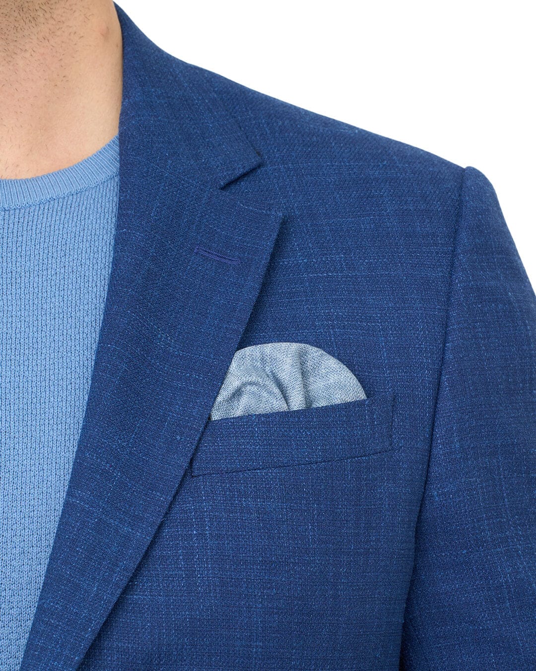 Gagliardi Jackets Gagliardi Royal Hopsack Wool Linen Blend Jacket