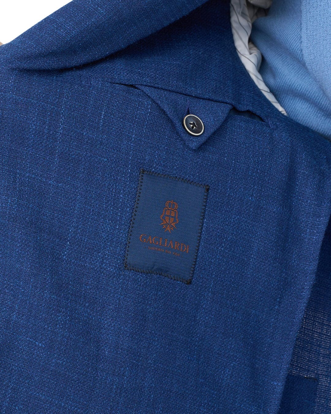 Gagliardi Jackets Gagliardi Royal Hopsack Wool Linen Blend Jacket