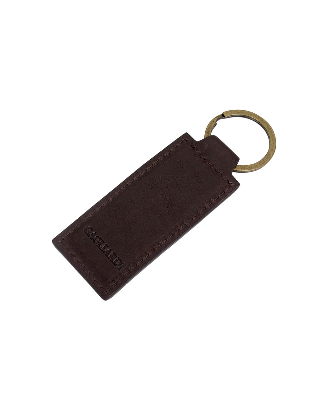 Gagliardi Leather Gagliardi Mid Brown Key Chain