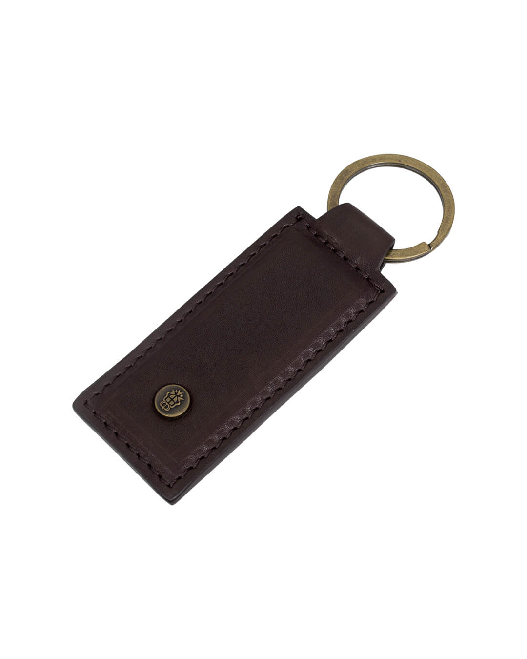 Gagliardi Leather Gagliardi Mid Brown Key Chain