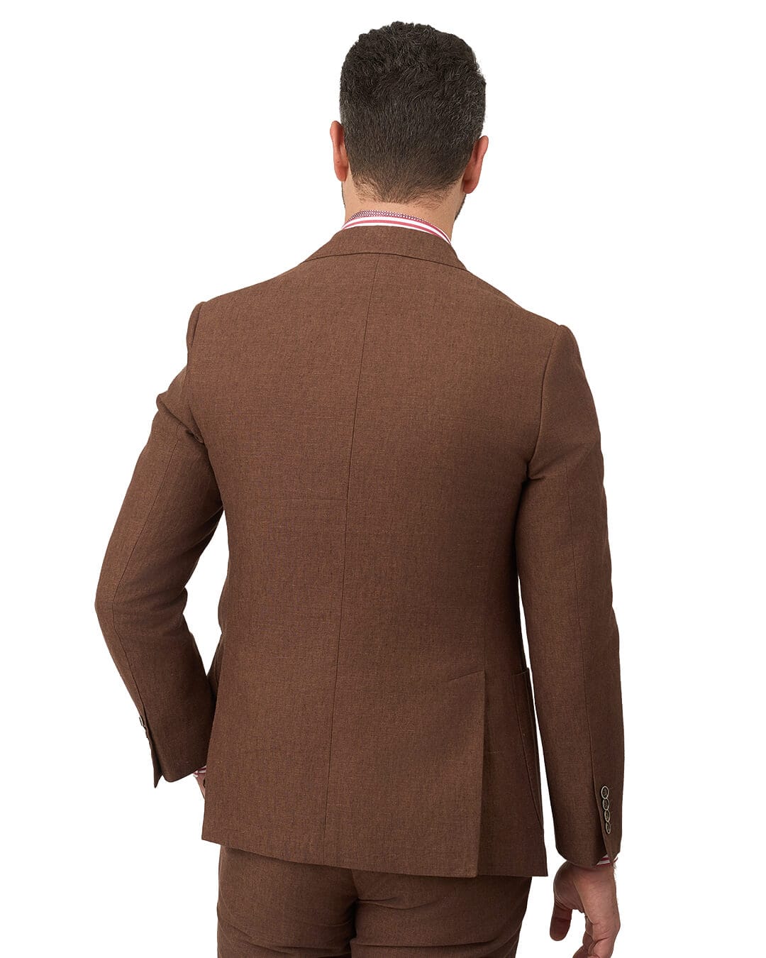 Gagliardi M&M Jackets Gagliardi Brown Jacket Mixer Linen Cotton