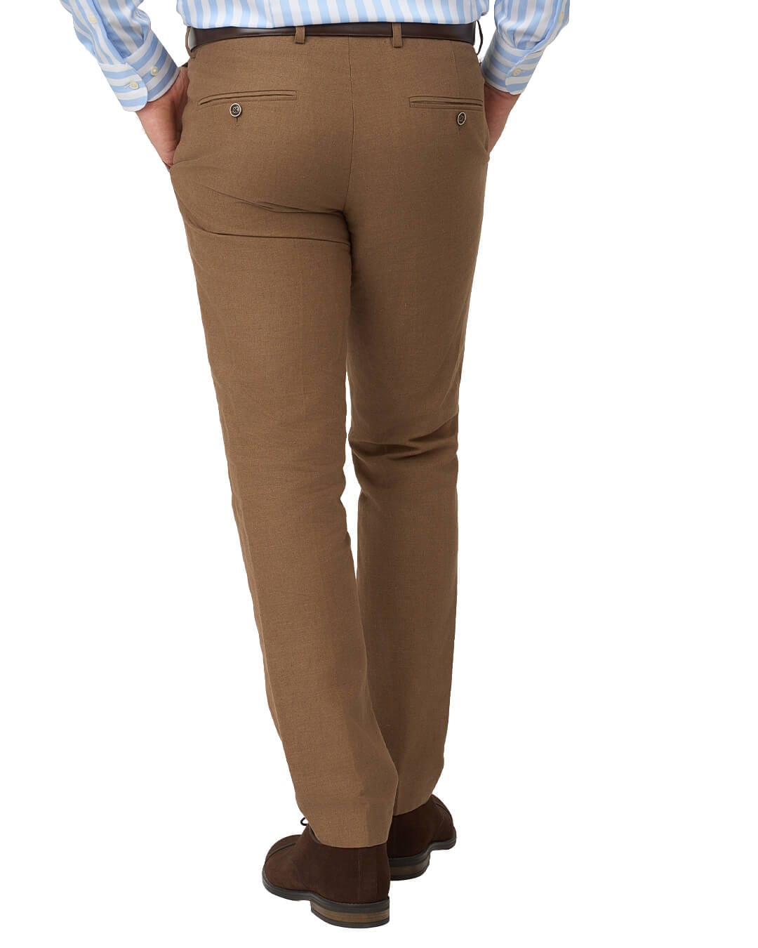 Gagliardi M&M Trousers Gagliardi Camel Trousers Mixer Linen Cotton