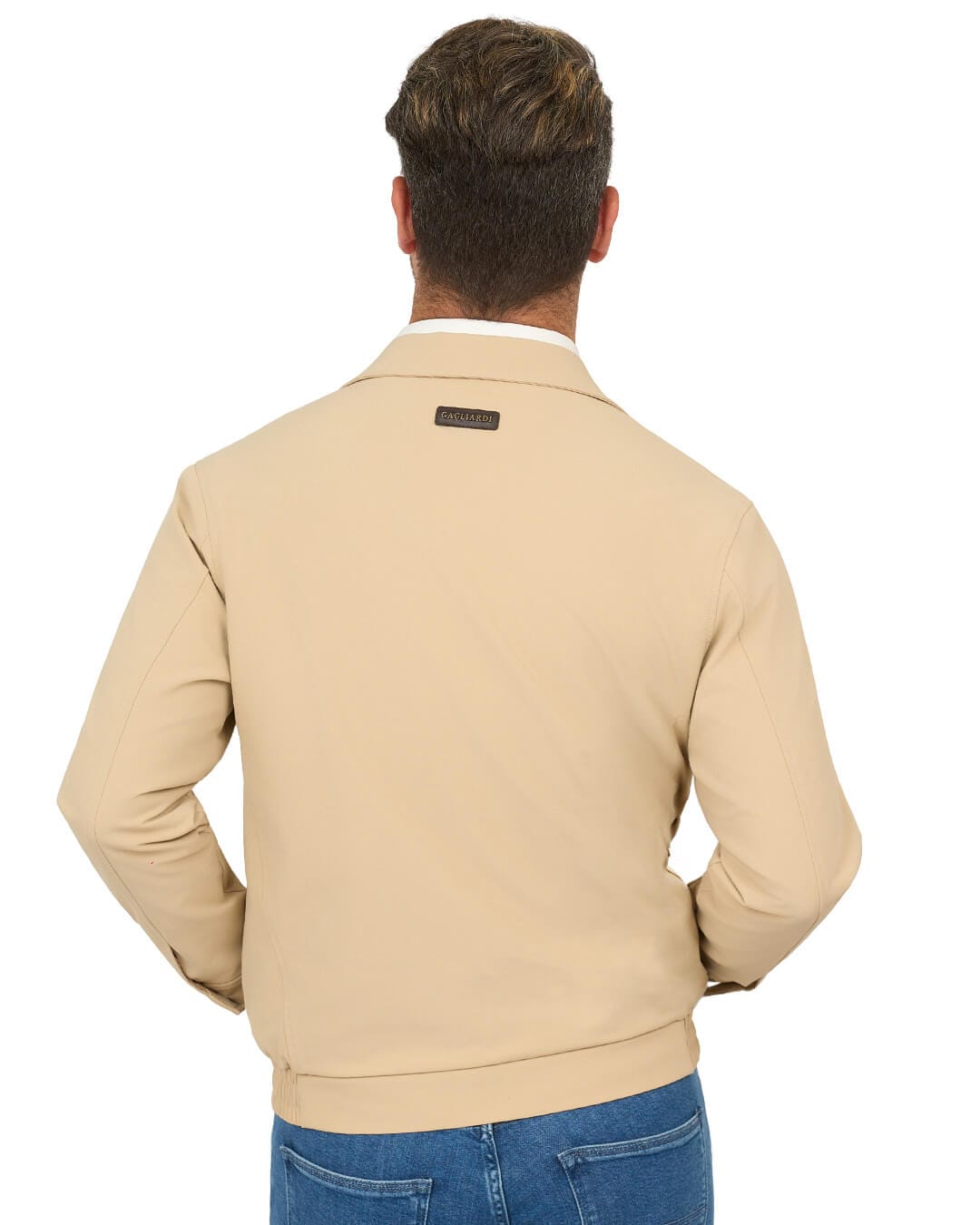 Gagliardi Outerwear Gagliardi Beige Jacket Windbreaker