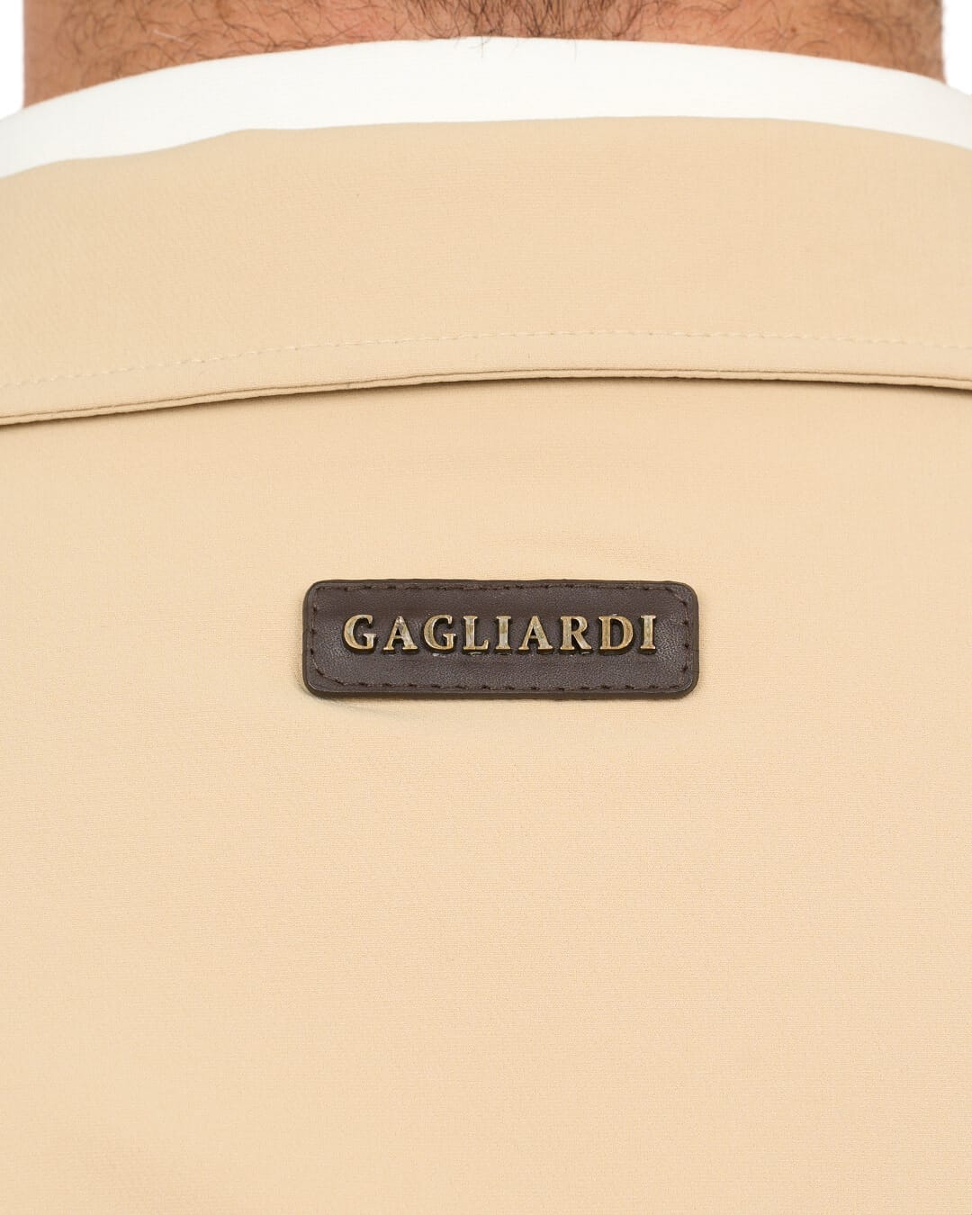 Gagliardi Outerwear Gagliardi Beige Jacket Windbreaker