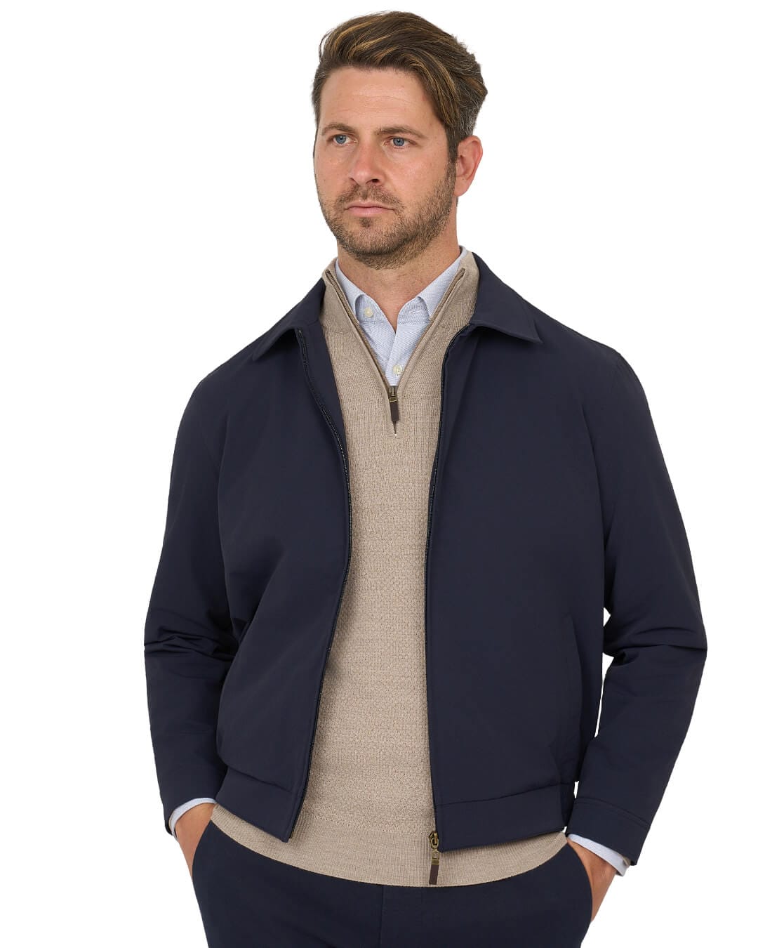 Gagliardi Outerwear Gagliardi Navy Jacket Windbreaker