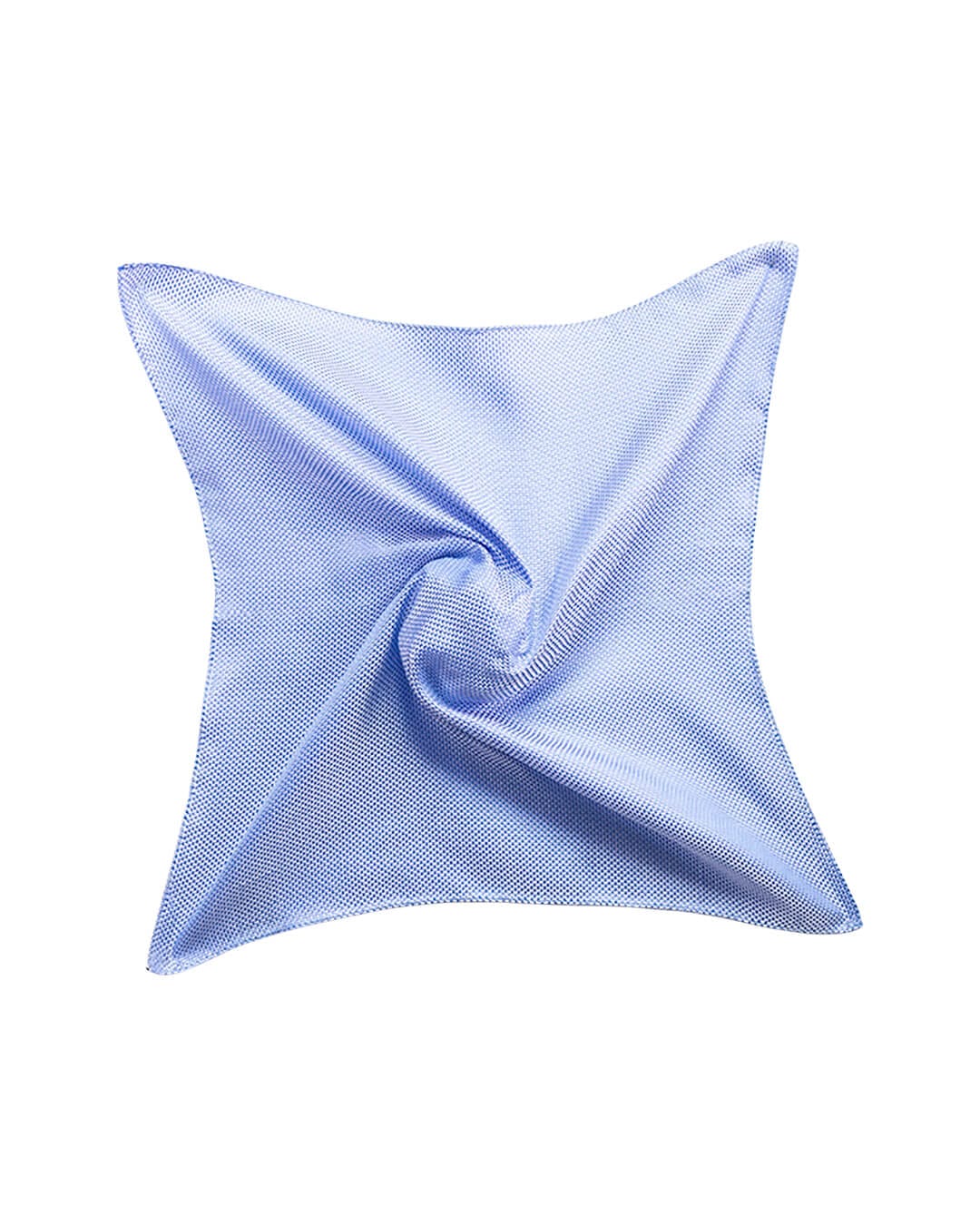 Gagliardi Pocket Squares One Size Gagliardi Blue Basketweave Italian Silk Pocket Square