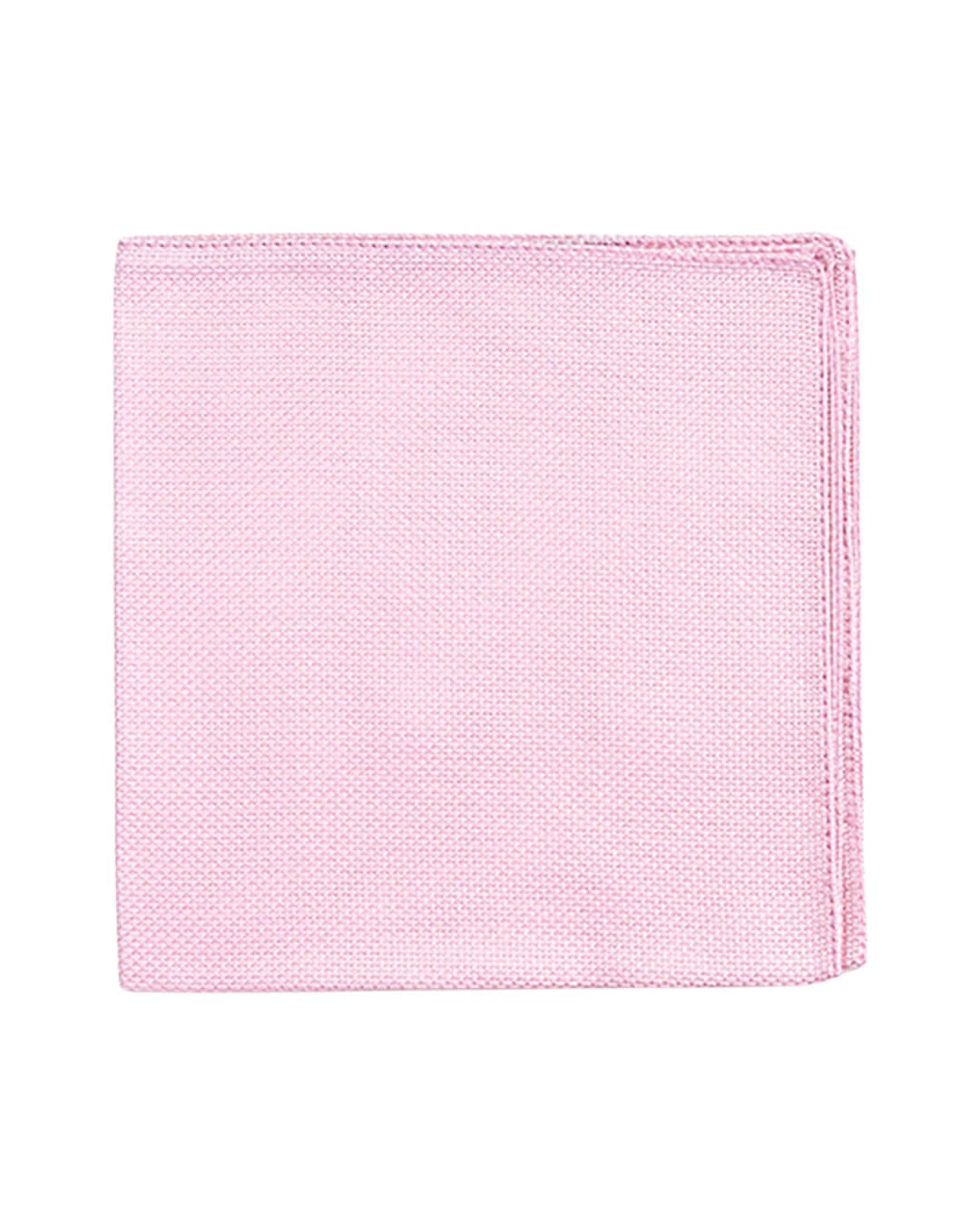 Gagliardi Pocket Squares One Size Gagliardi Pink Basketweave Italian Silk Pocket Square
