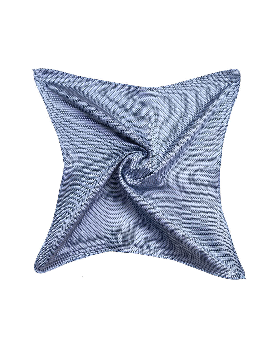 Gagliardi Pocket Squares ONE Gagliardi Sky Basketweave Italian Silk Pocket Square