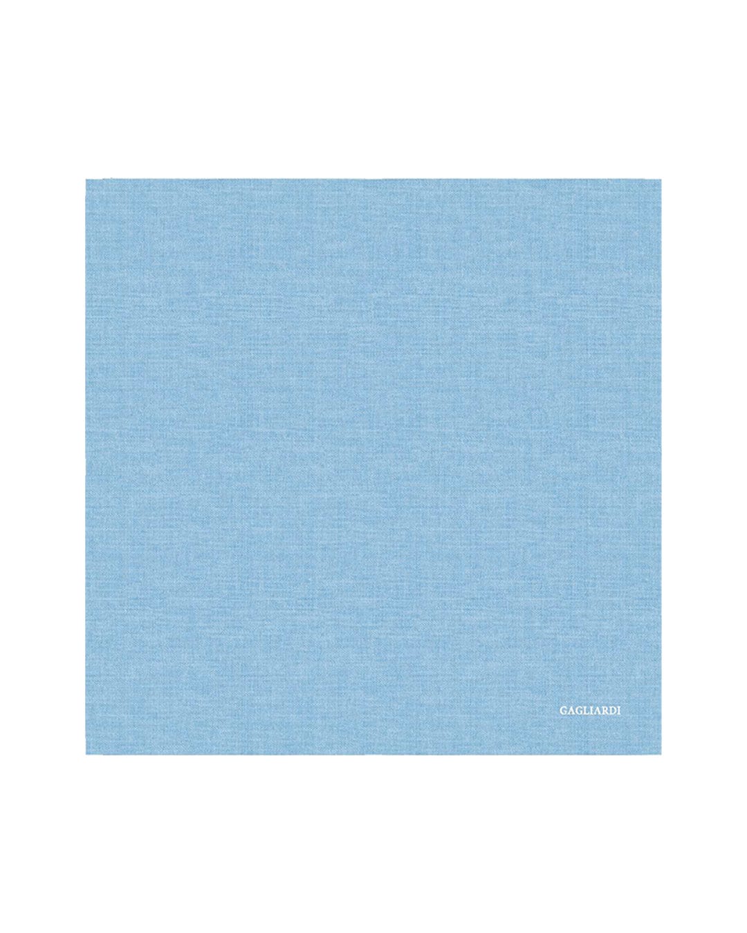 Shappe Gagliardi Sky Pocket Square Italian Silk Shappe Plain - Bortex Fine ...