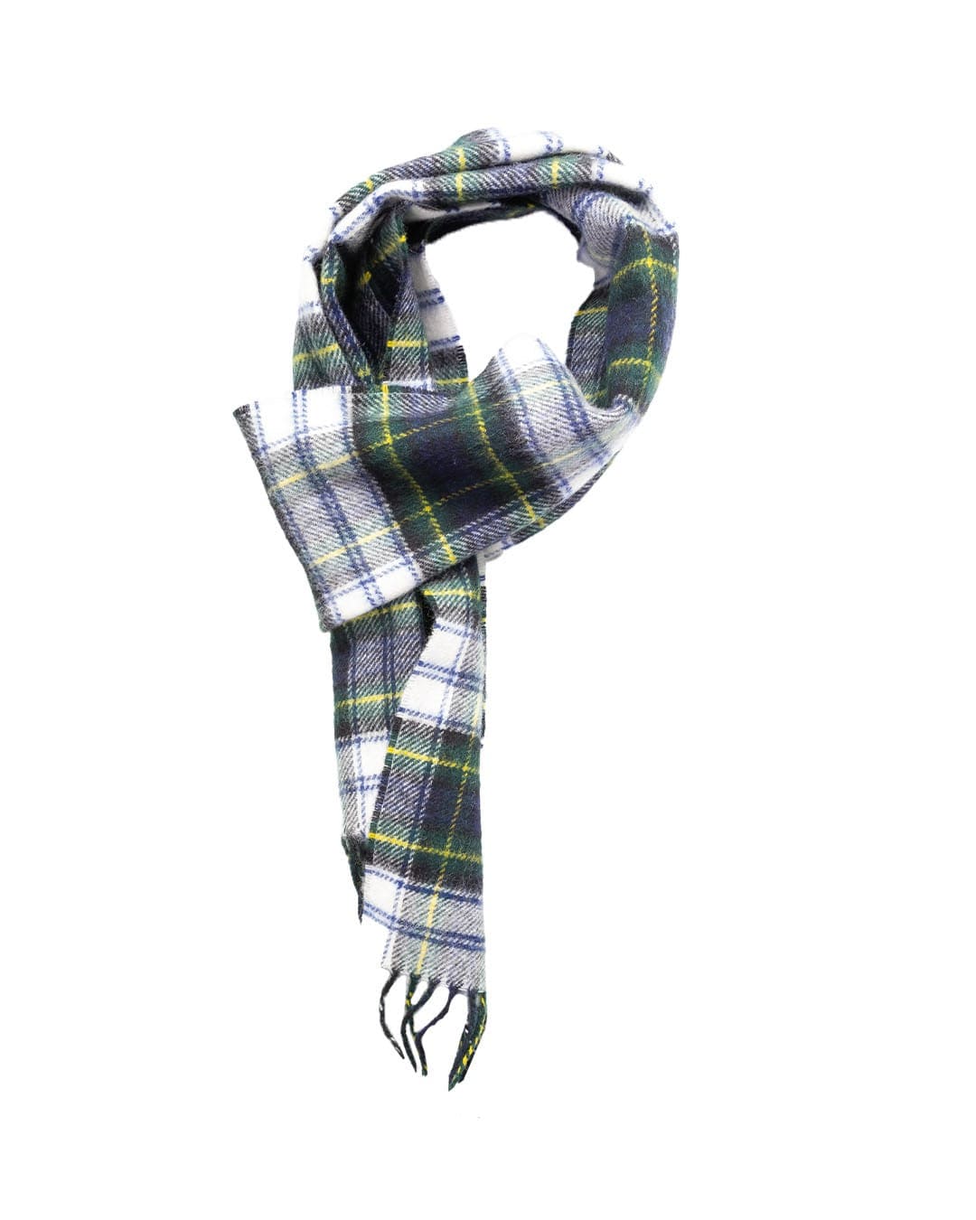 Gagliardi Scarves ONE Gagliardi Navy Dress Gordon Tartan Made in England Merino Wool Scarf