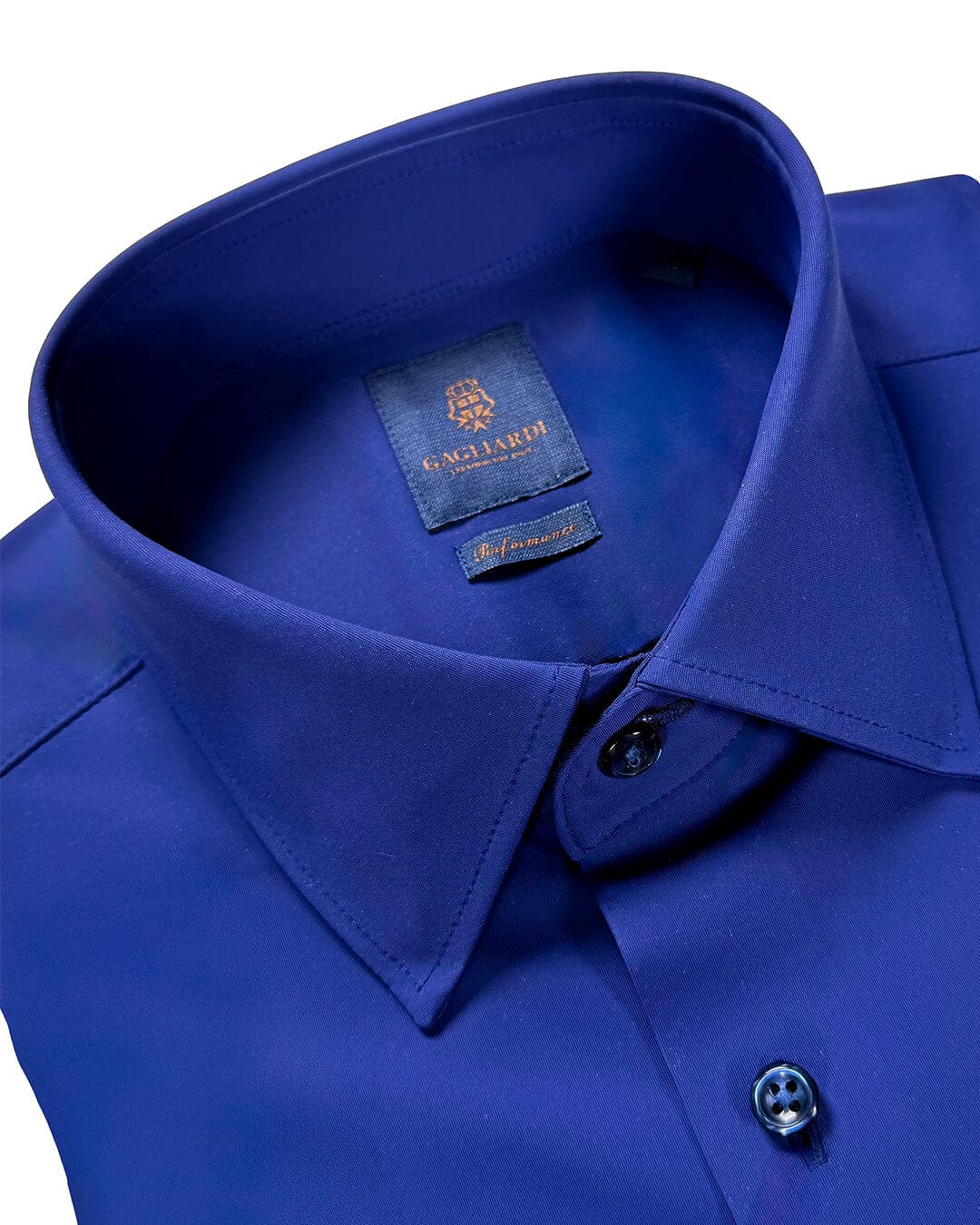 Gagliardi Shirts Gagliardi Blue Performance Stretch Shirt