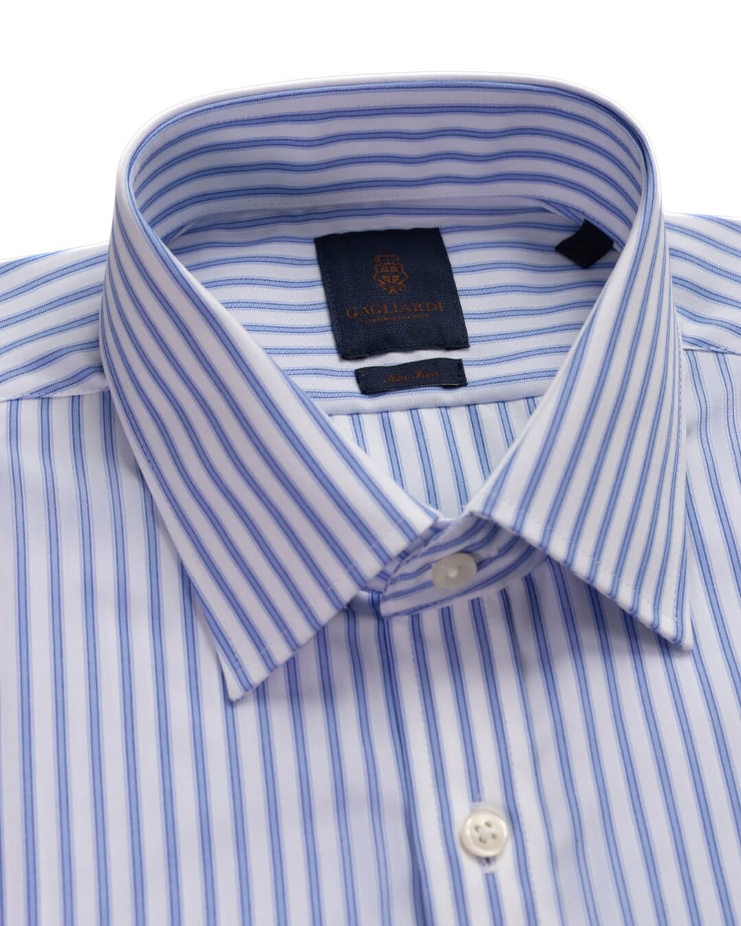 Gagliardi Shirts Gagliardi Blue Stripe Non Iron Shirt