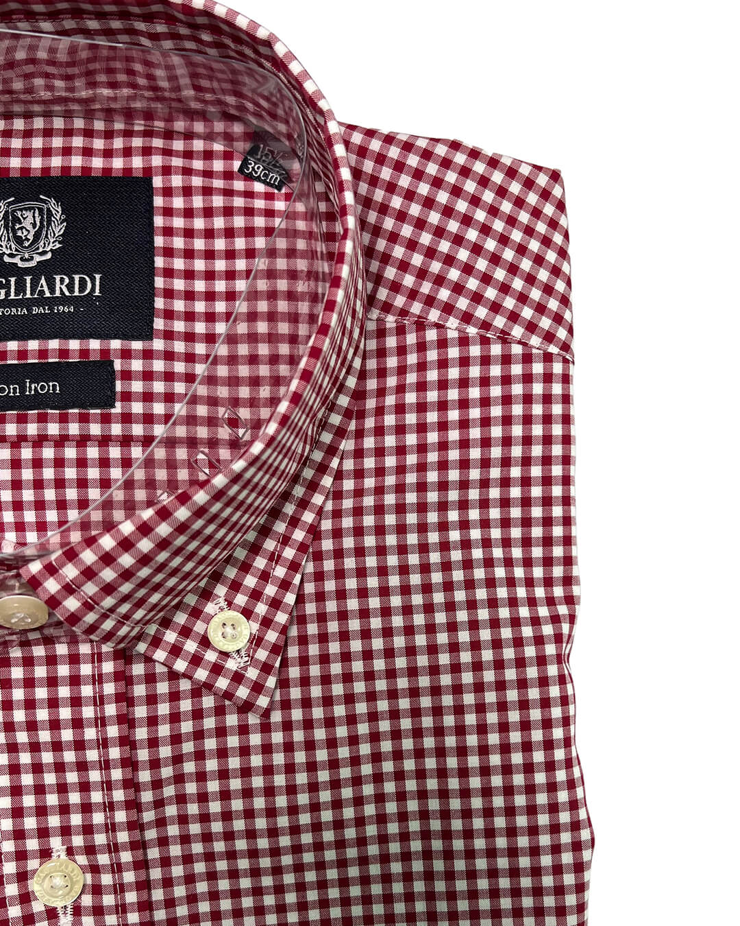 Gagliardi Shirts Gagliardi Gingham Red Shirt