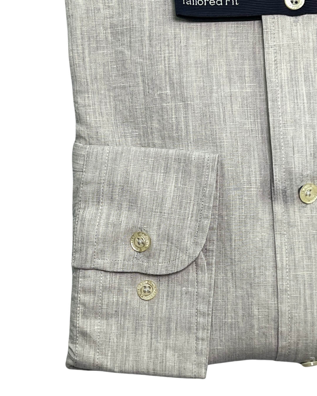 Gagliardi Shirts Gagliardi Grey Linen Shirt