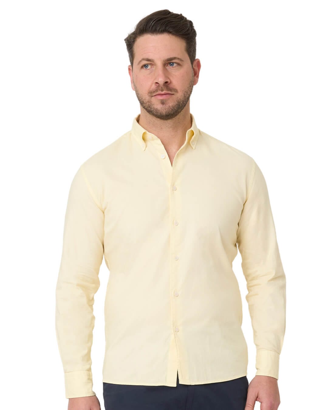 Gagliardi Shirts Gagliardi Lemon Garment Dyed Oxford Button Down Shirt