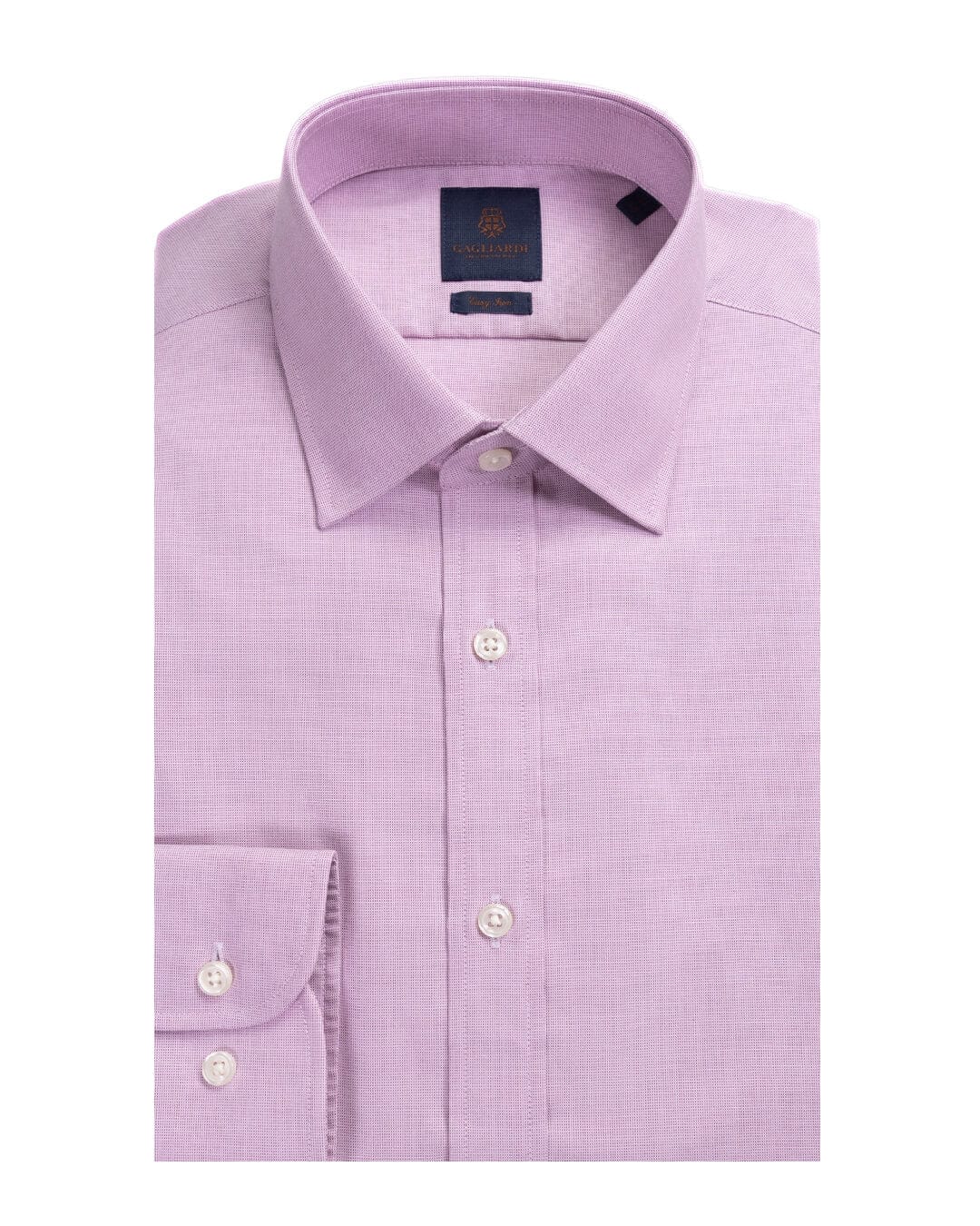 Gagliardi Shirts Gagliardi Red End On End Easy Iron Shirt