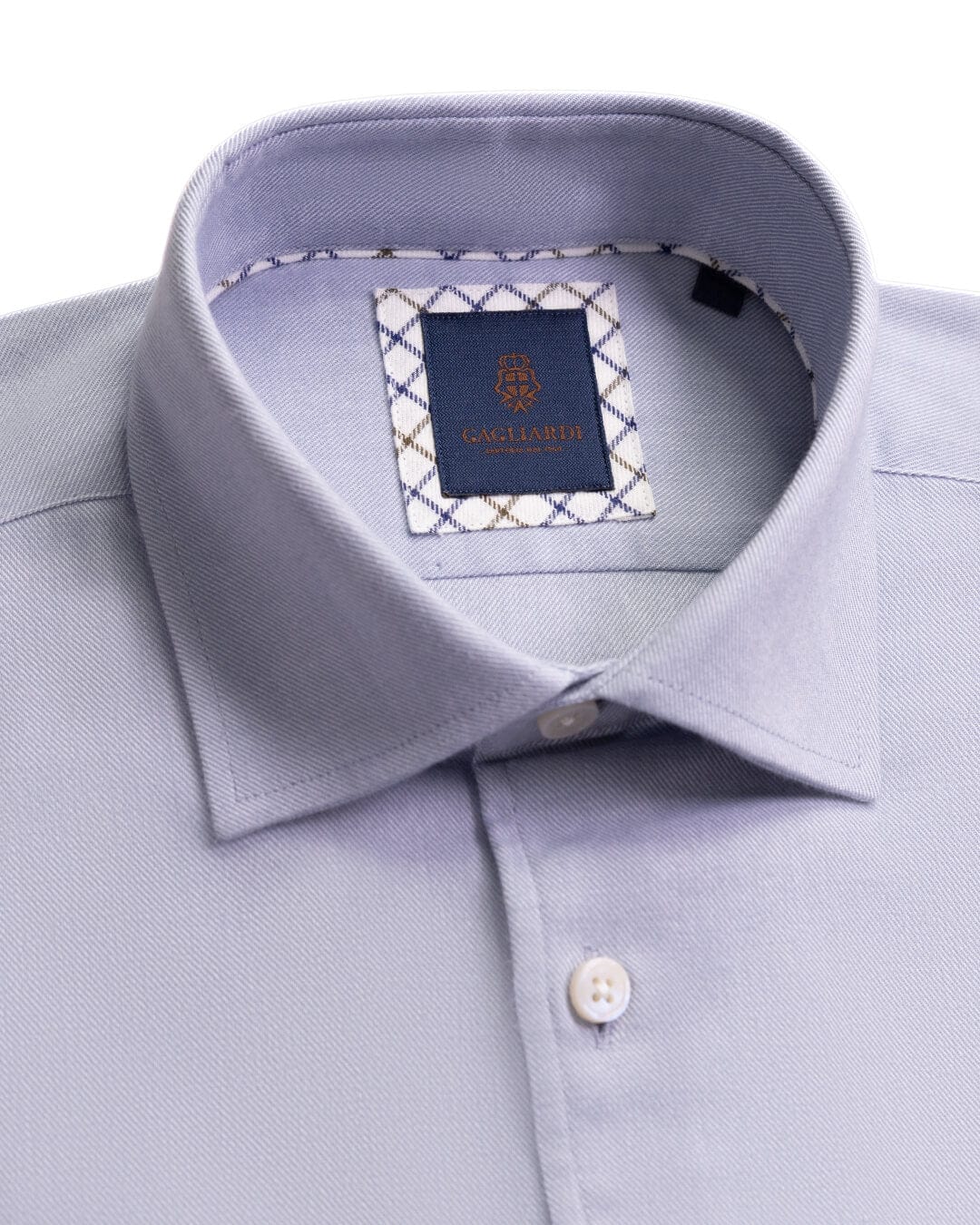 Gagliardi Shirts Gagliardi Sky Brushed Cotton Shirt