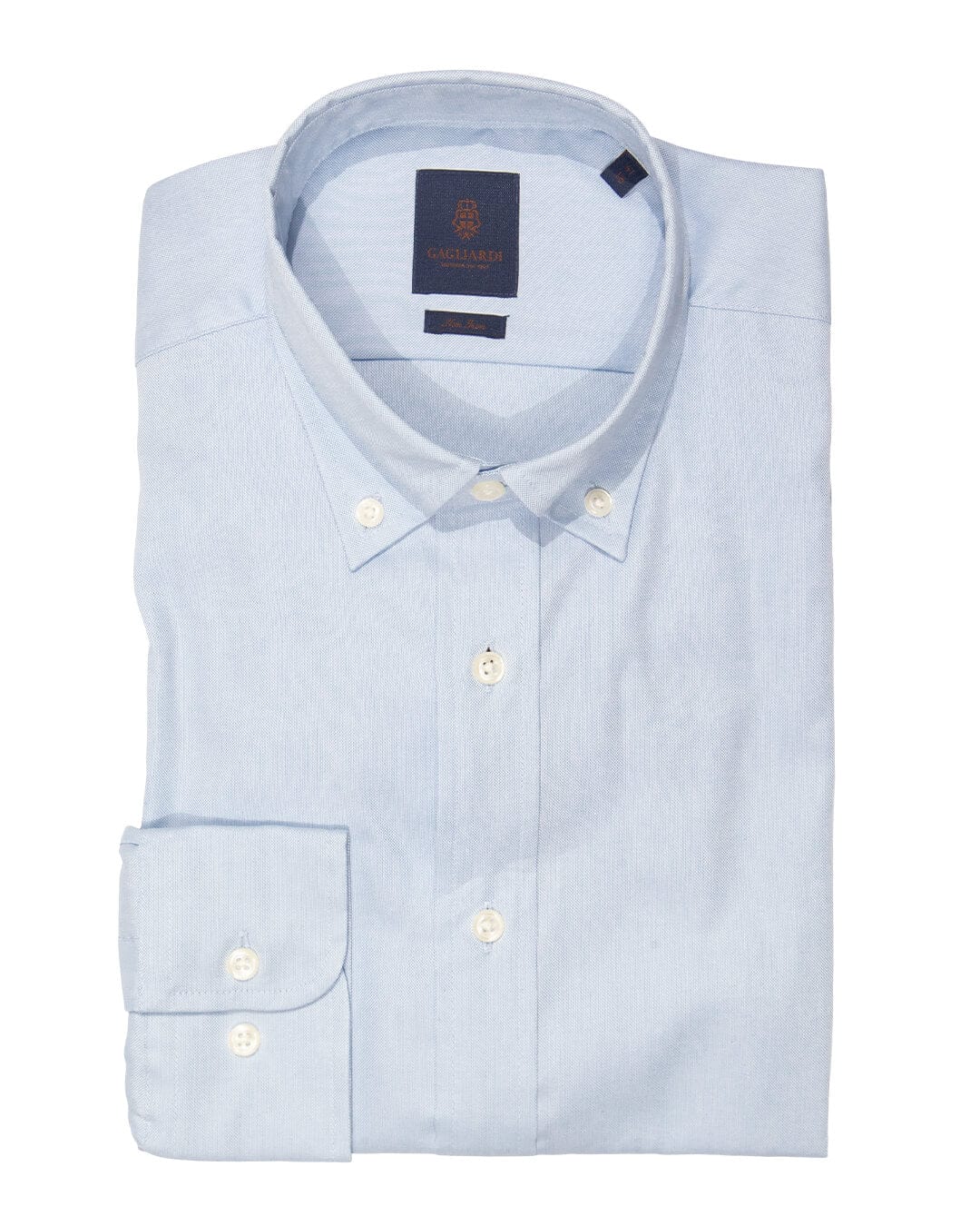 Gagliardi Shirts Gagliardi Sky Oxford Button-Down Non-Iron Shirt
