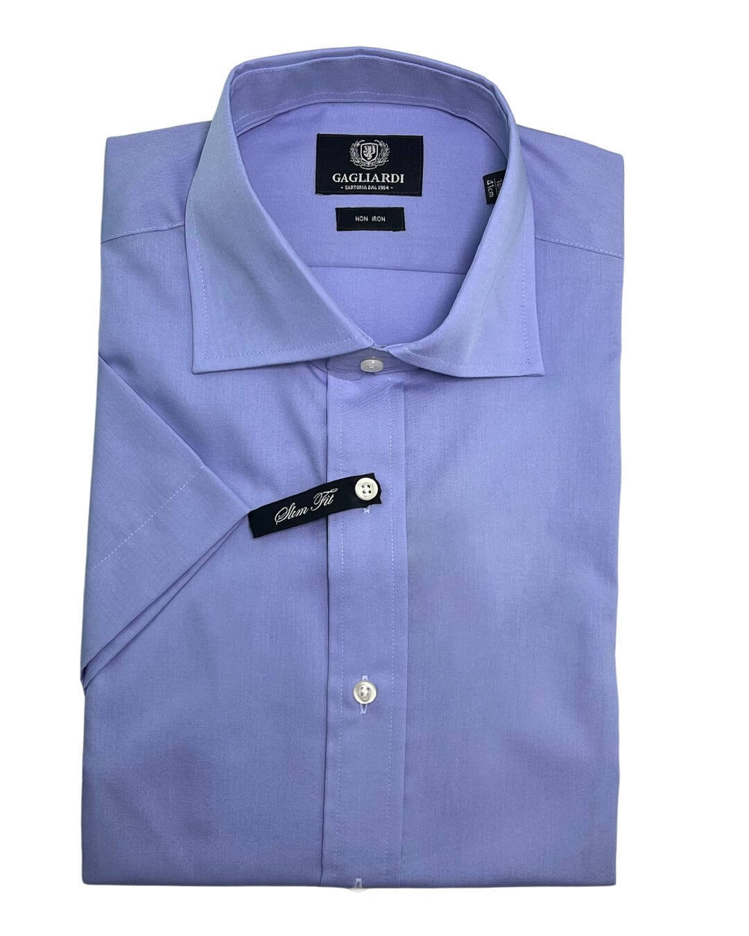 Gagliardi Shirts Gagliardi Slim Fit Blue Shirt