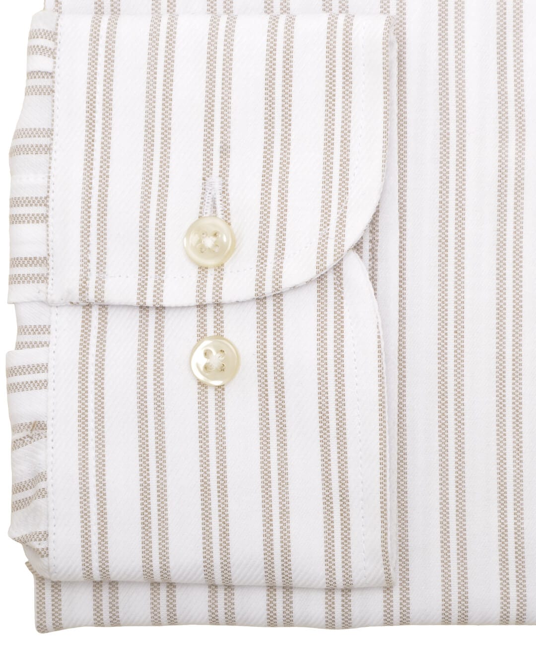 Gagliardi Shirts Gagliardi Slim Fit Gold Double Striped Cutaway Collar Shirt