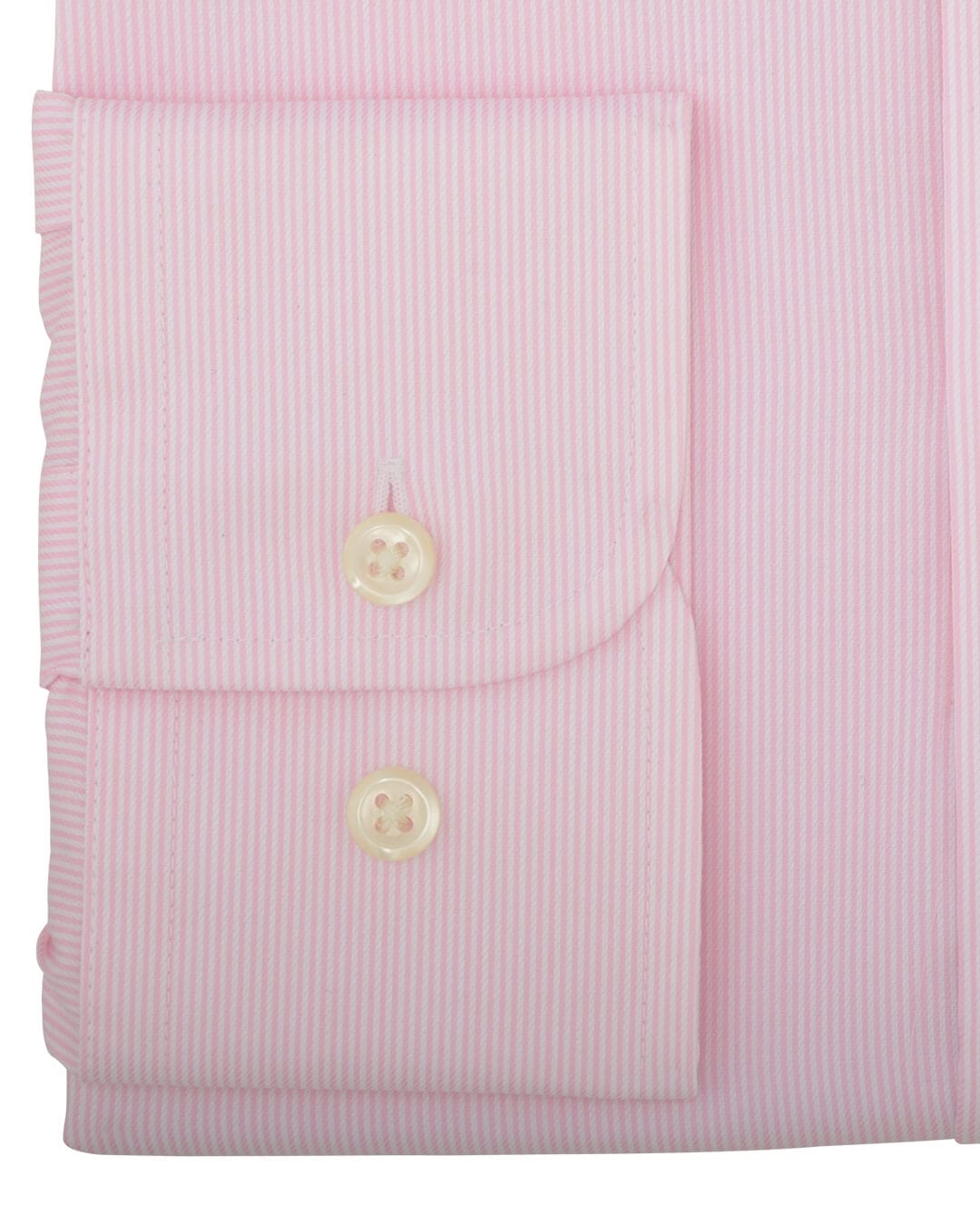 Gagliardi Shirts Gagliardi Tailored Fit Pink Hairline Striped Classic Collar Non-iron Shirt