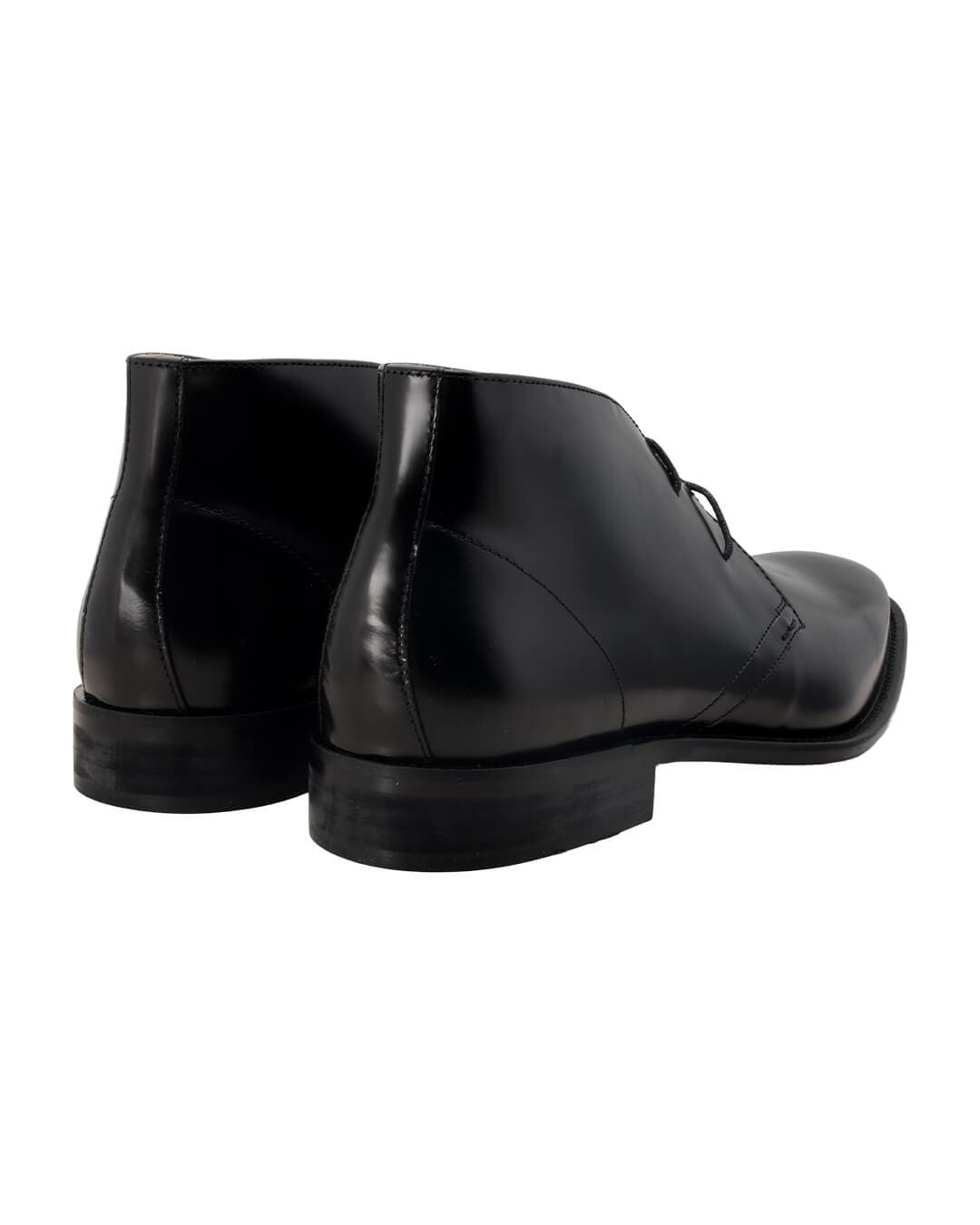 Gagliardi Shoes Black Leather Boots