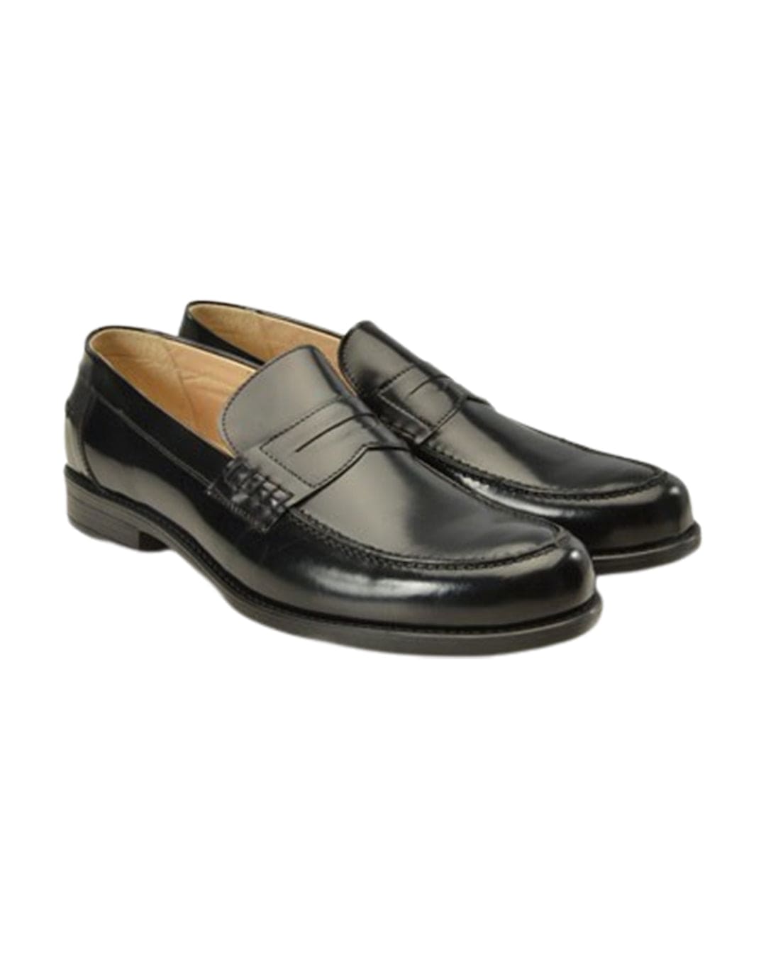 Gagliardi Shoes Gagliardi Black Leather Loafers