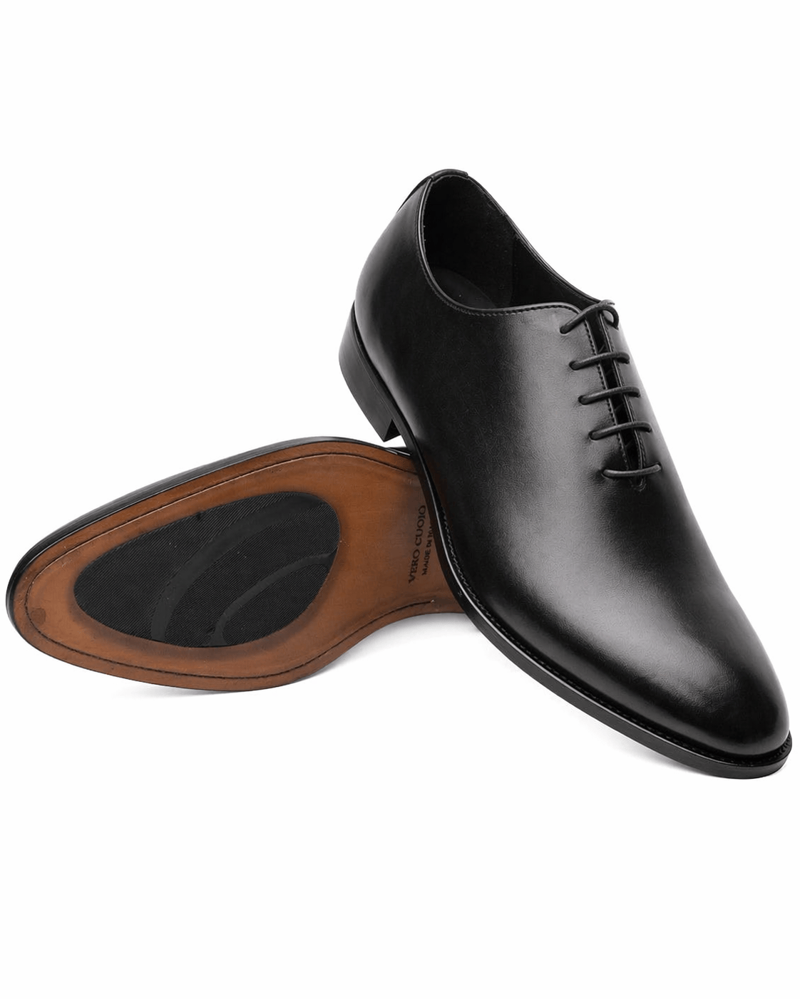 Gagliardi Shoes Gagliardi Black Made in Italy Whole Cut Shoes