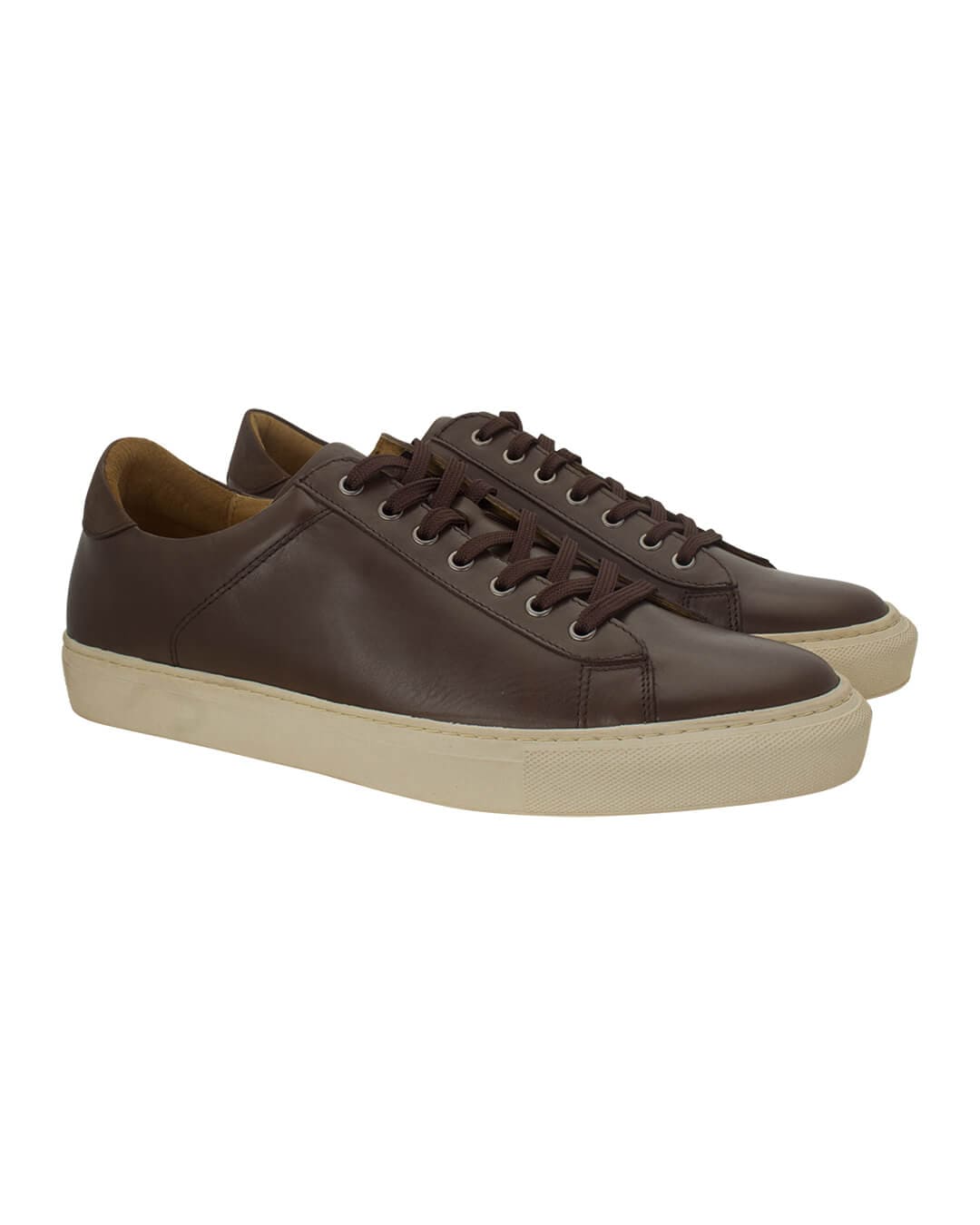 Gagliardi Shoes Gagliardi Brown calf leather sport shoes