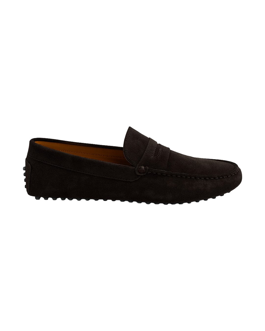 Gagliardi Shoes Gagliardi Brown Suede Shoe Driving Moccassins