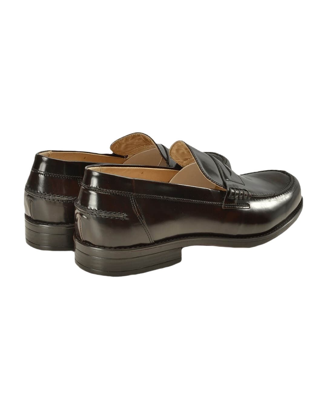 Gagliardi Shoes Gagliardi Burgundy Leather Loafers