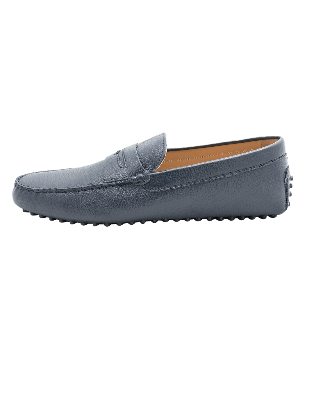 Gagliardi Shoes Gagliardi Navy Leather Shoe Driving Moccassins