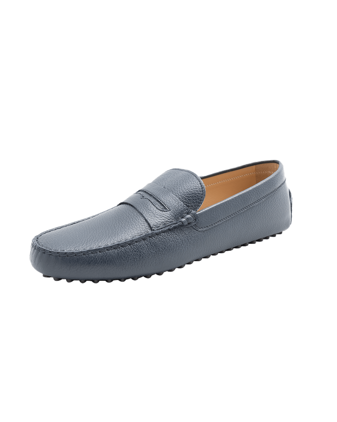 Gagliardi Shoes Gagliardi Navy Leather Shoe Driving Moccassins