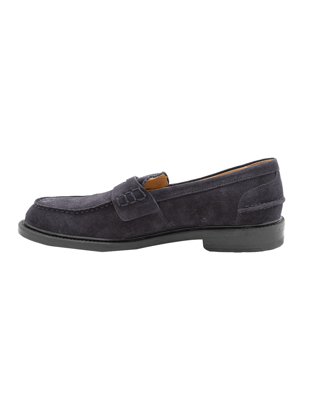 Gagliardi Shoes Gagliardi Navy Suede Loafers