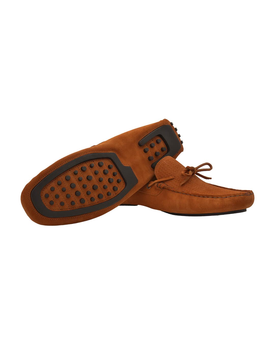 Gagliardi Shoes Gagliardi Orange Suede Loafers