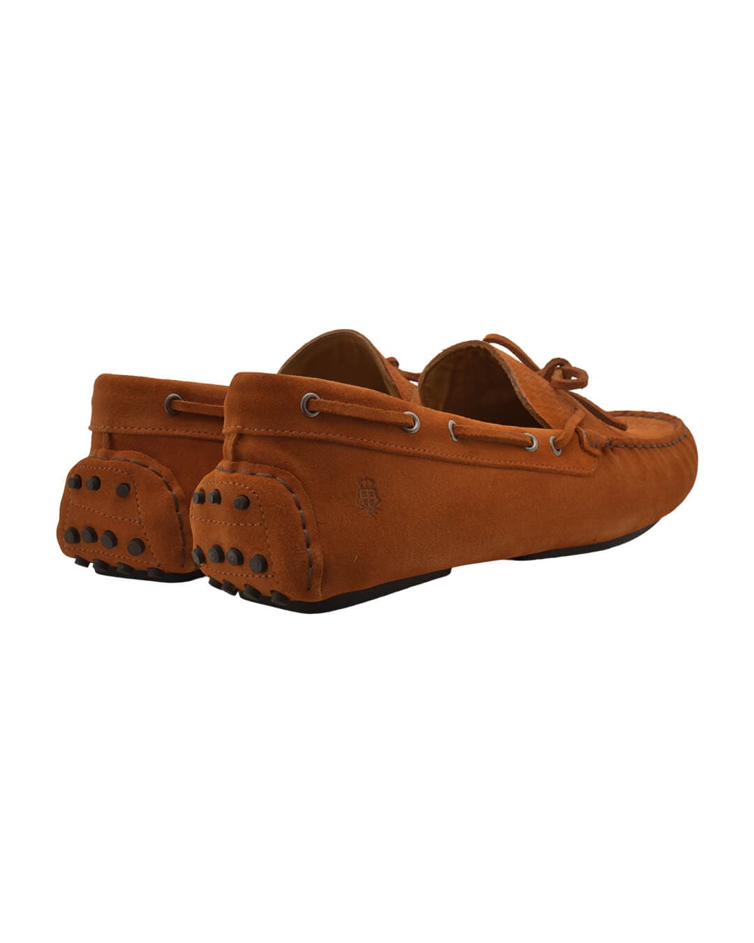 Gagliardi Shoes Gagliardi Orange Suede Loafers
