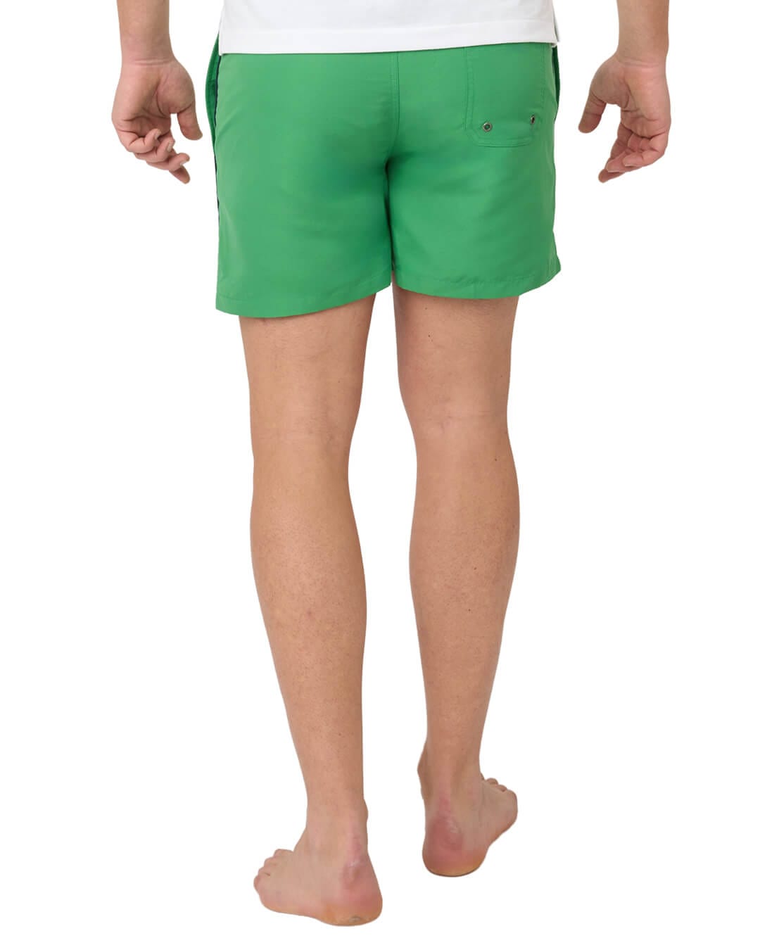 Gagliardi Shorts Gagliardi Green Piped Swim Shorts