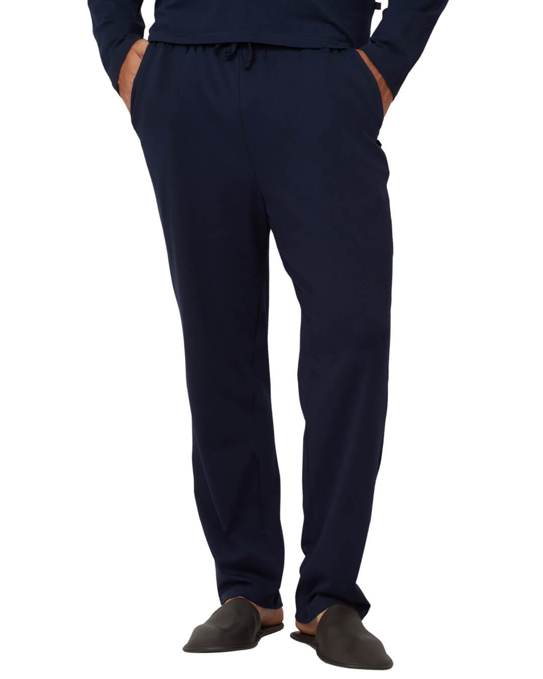 Gagliardi Sleepwear Gagliardi Navy 2-Piece Set Long Pyjamas