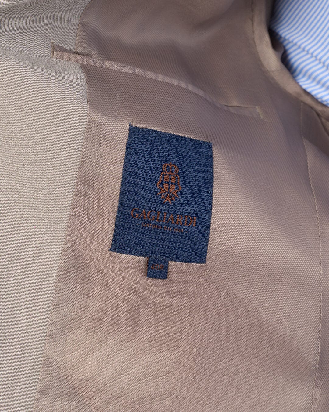 Gagliardi Suits Gagliardi Beige Suit Machine Washable Gabardine